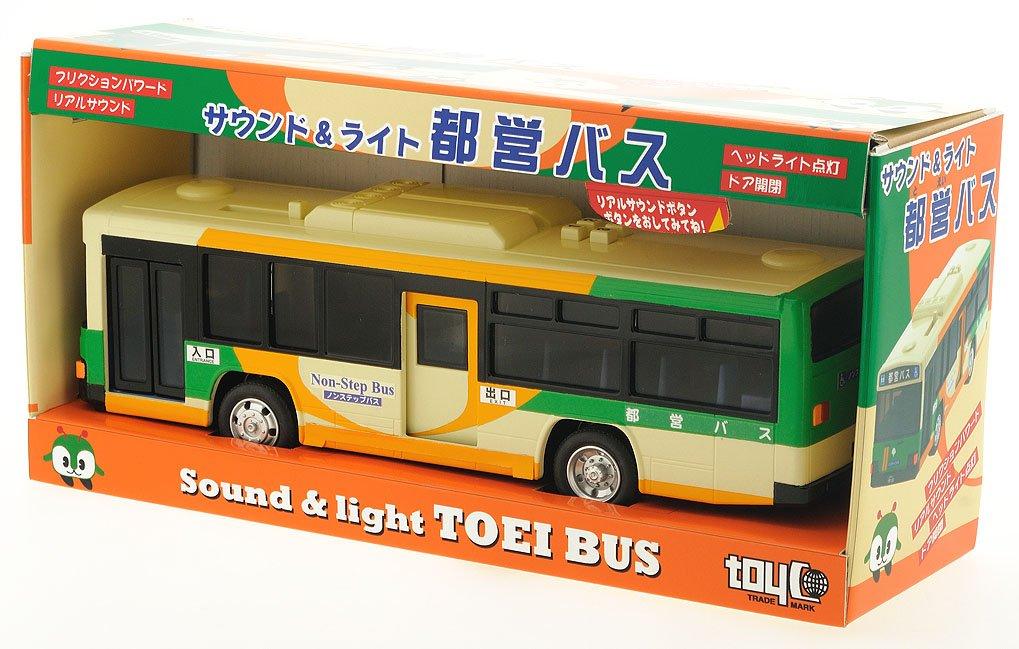 Toyco Vehicle Toy Sound & Light Toei Bus