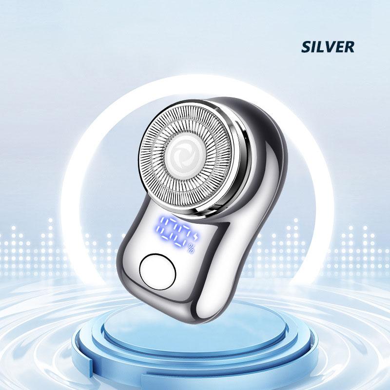 Мини-электробритва для мужчин, портативный нож для бороды, бритва TYPE-C с зарядкой для лица и тела с цифровым дисплеем мощности