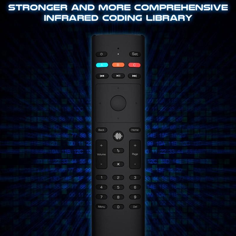 Профессиональная воздушная мышь-пульт Strqua G40S, 6-осевой гироскоп, ИК-обучение, воздушный пульт для Android TV Box, IPTV, ПК, планшета