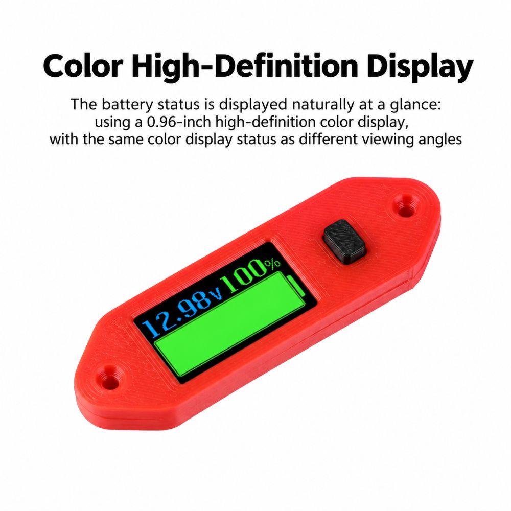 Programmable Battery Capacity Monitor LCD Display Voltage Meter New Battery Tester for RC Models