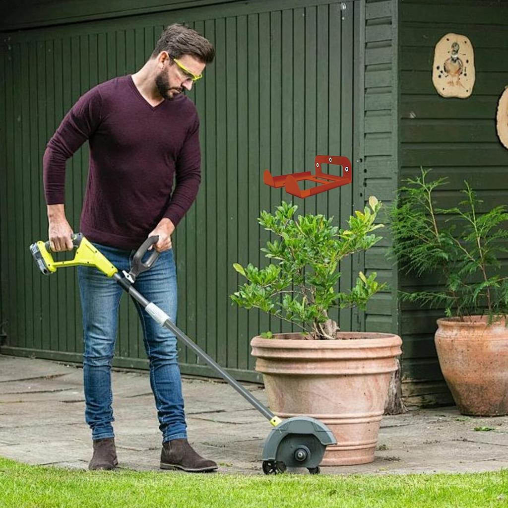 Weedeater Rack Utility Hooks For Garage Tool Organizers And Storage Wall Mounted Organization Holder Rack For Utility Closets