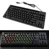 87 Keys Gaming USB Wired Gaming Keyboard Colorful Light Mobile Phone 19 Keys for Laptop PC Keyboard, - Effect, Stand, Conflict-Free