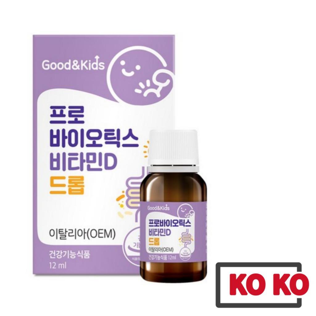 [Natural Plus] Kids Probiotics & VitaminD Drop 12ml