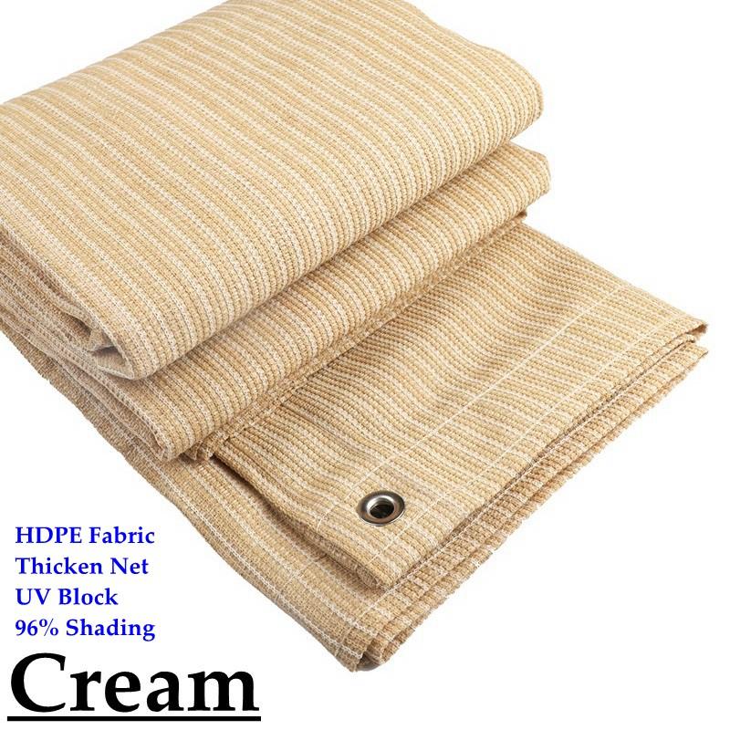 260GSM 96% Shading Anti UV Mono HDPE Sun Shade Net Outdoor Canopy Shading Sails Balcony Safety Privacy Screen