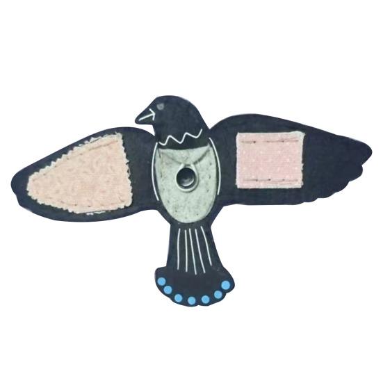 Сумка для шитья "Ворон" Хранитель стежков Ручной работы Фетровый Ворон Швейная сумочка Органайзер для швейных принадлежностей Подарок для любителей рукоделия Мамы Женщины