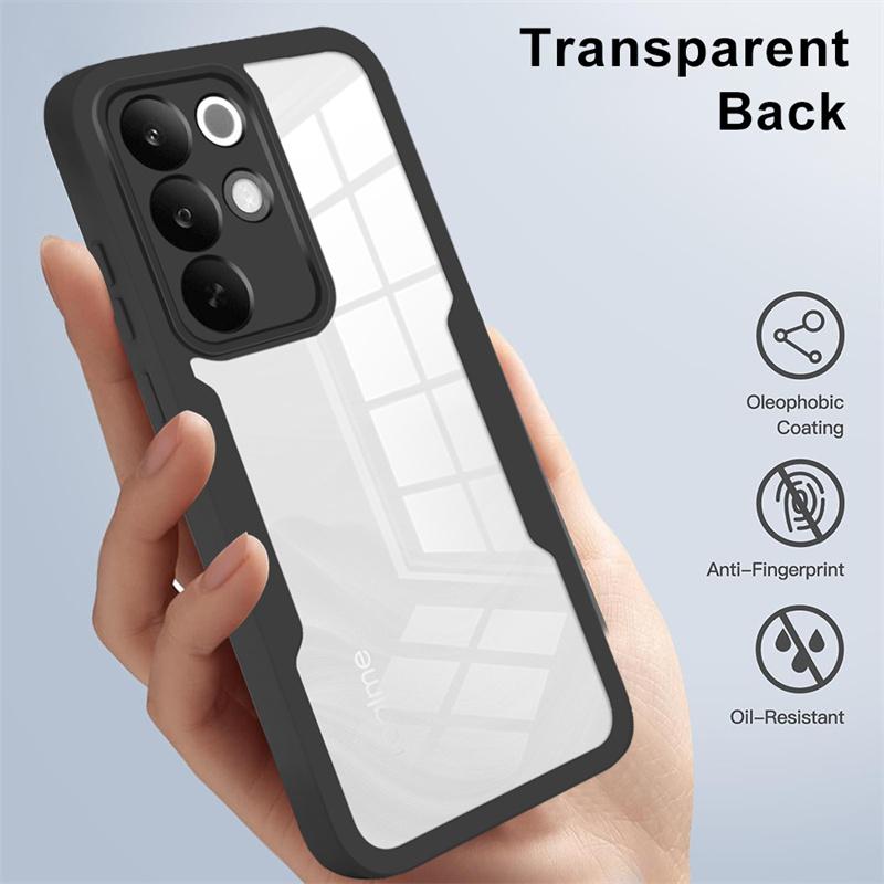 Чехол с защитой всего корпуса, противоударный, для Realme C85 5G C85 Pro, защитная крышка, защитное стекло, Fundas Coque