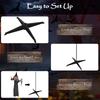 160cm Lifelike Moving Witch Decoration - Multi