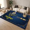 Personalized Crystal Velvet Carpet Fenerbahçe FC Pattern Non Slip Floor Rug