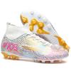 Tong Cheng High-top Competition Kicking Grass Nails Football Shoes Men's Actual Combat Sports Shoes Big Broken Training 2025