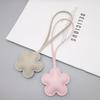 PU Leather PU Leather Hanger Car Keyring Bag Pendant Lovely Flower Keychain Car Accessory