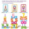 Colorful Stacking Games Toys Montessori Enlightenment Teaching Aids Number Building Block  For Kids