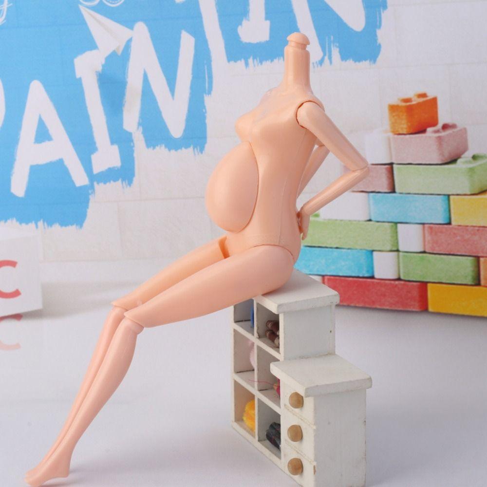 Съемная кукла с большим животом, голая, игрушки без головы, сделай сам, подвижные куклы-девочки, тело куклы, аксессуары для кукол