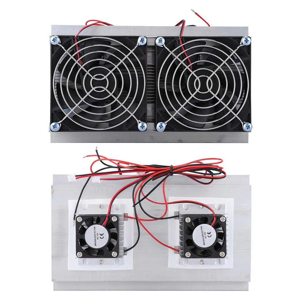 Thermoelectric Semiconductor Radiator Cooler Refrigeration Cooling Fan Heat Sink System Kit