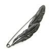 Brooch for Quilt Black Pin CES10021 Women, Pin, Feather, Color, Pin, Brooch,