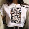 Модная футболка из 100% хлопка с графическим принтом в стиле аниме, одежда для девочек в готическом стиле, женская футболка большого размера с короткими рукавами, повседневные топы унисекс