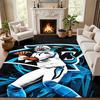 Carolina Panthers Carpet Door Mat for Living Room or Bedroom Protective Mat Under Chair Office Decoration Christmas Gift Birthday Present