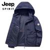 Мужская водонепроницаемая куртка JEEP SPIRIT свободного кроя для активного отдыха с множеством карманов
