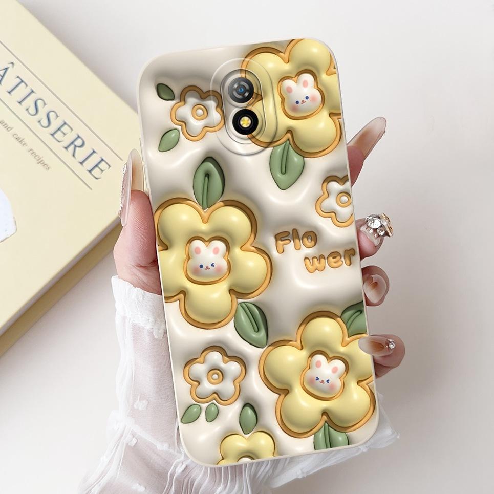 For Itel A16 / Itel A16 Plus Phone Cases Cover Flowe Rabbit Panda Avocado Soft Silicone Protective Bumper itela16 a16+ a16plus