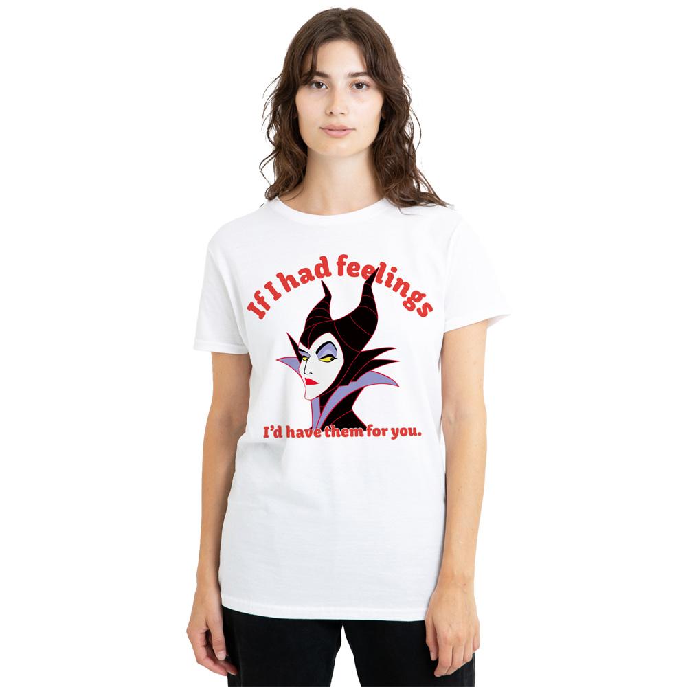 Disney Villains Unisex Adult If I Had Feelings Maleficent T-Shirt