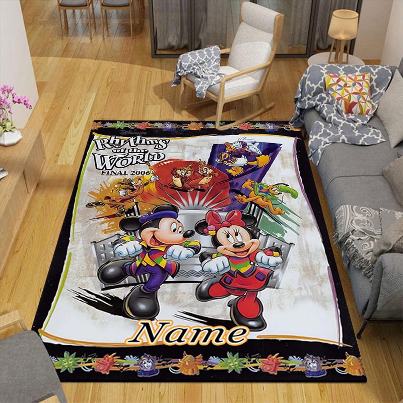 Custom 1Pc Mickey Friends Adventure Rug Office Carpet Indoor Outdoor Entrance Doormat Nonslip Soft And Comfortable Living Room D916136