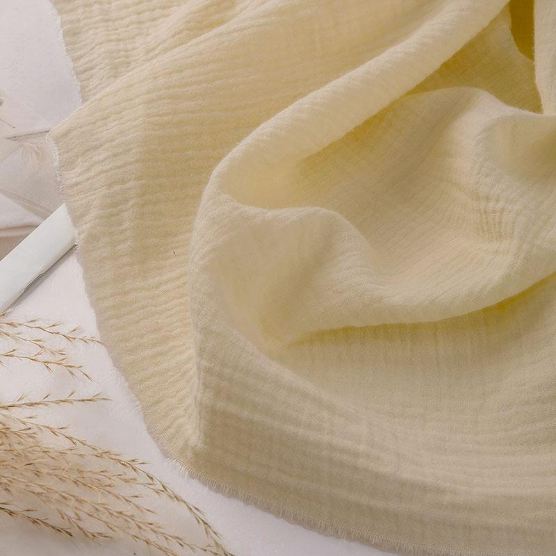 Двухслойная марлевая ткань 100% хлопок креп швейная ткань мягкая для шитья своими руками детское платье летняя одежда банное полотенце салфетка