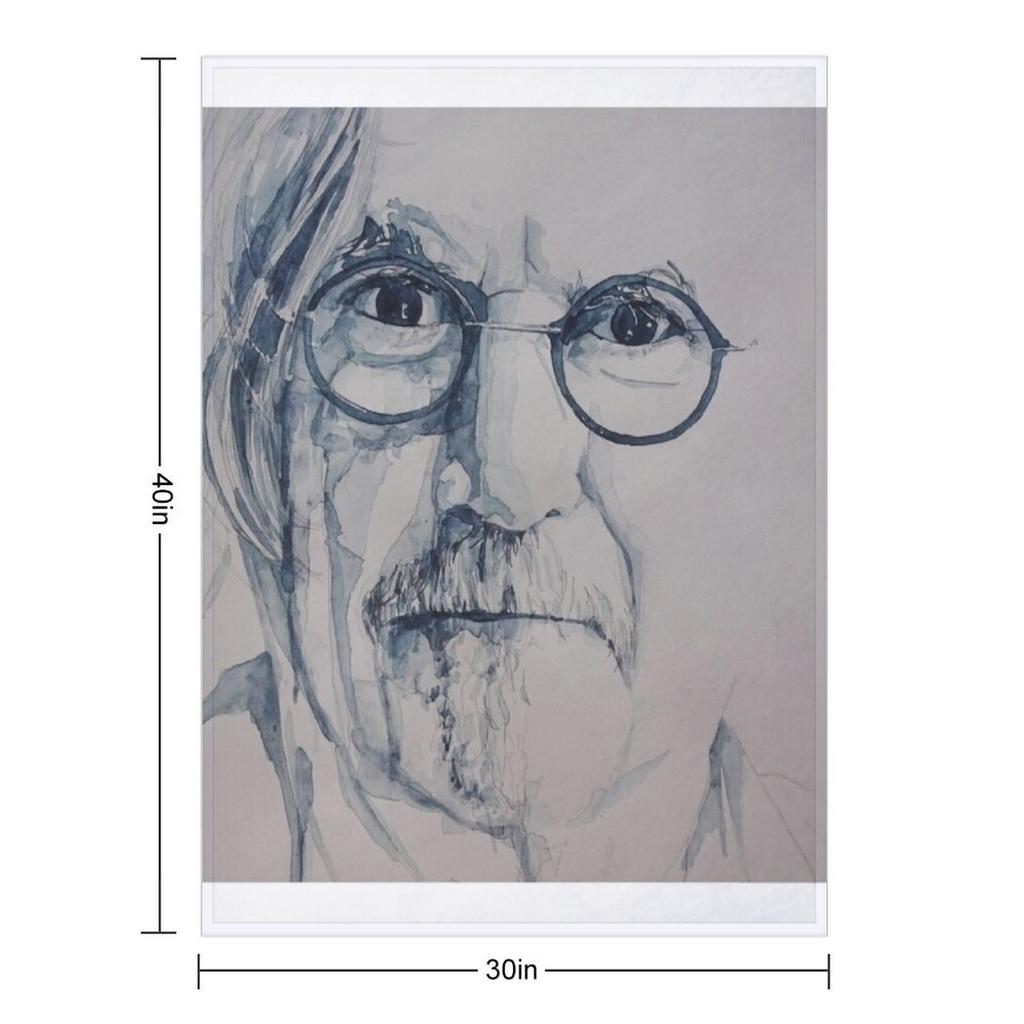 Billy Connolly - Watercolour Throw Blanket Blankets For Sofas Blankets For Baby Summer For Baby Blankets
