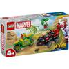 LEGO Marvel Spidey and the Amazing Friends Spin and Electro Car Chase Игрушечный блок Educational45Marvel Goods Фигурка 11198