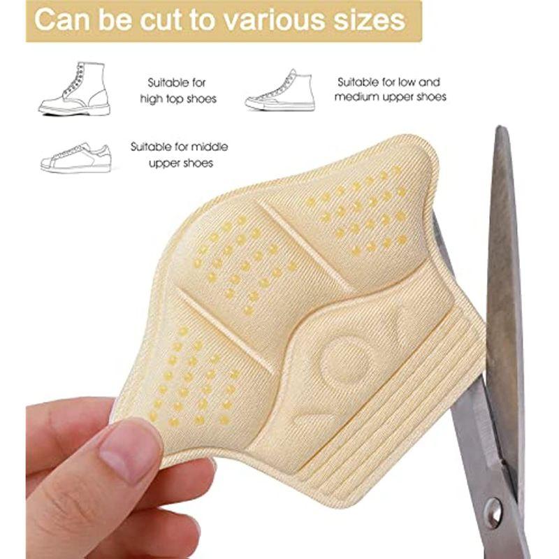 Протектор пятки Наклейка на пятку Стельки для кроссовок Патч Регулируемый размер Редуктор Накладки на пятку Подкладка Накладки-захваты Подушечка Облегчение боли Вставки
