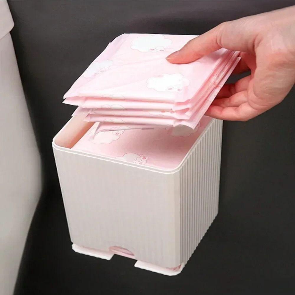 Wall-mounted Storage Box Green/Pink Bathroom Organizer new Sanitary Napkin Storage Box Bathroom