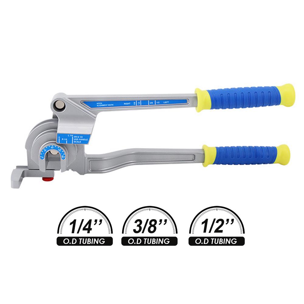 Ручной рычажный трубогиб 3-в-1 Малый многоцелевой гибочный станок для медных труб, алюминиевых труб, железных труб, труб из нержавеющей стали