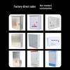 304 Stainless Steel Rainproof Outdoor Electrical Control Box - Surface-Mounted, IP201 Waterproof for Surveillance