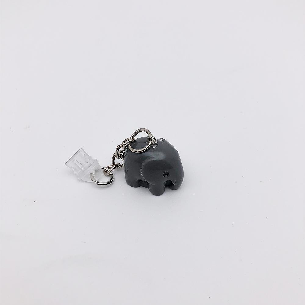 1PC Adorable Practical Resin Elephant Charm Dust Plugs for Mobile Phone Tablets Laptops USB-C Lightening Port2
