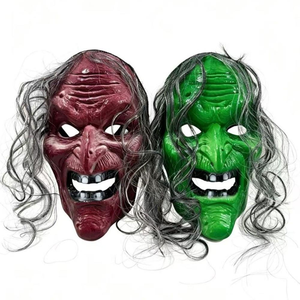 Creativity Scary Witch Mask Spooky Terrifying Cosplay Mask Full Face Mask Carnival Party