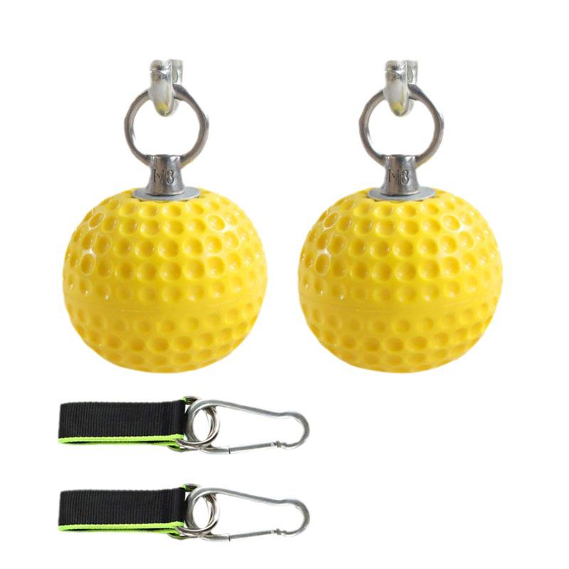 Anti-slip Rock Climbing Pull-up Power Ball Grips - Hand Gripper & Strength Trainer Kettlebell Fitness Exercise Tool