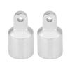 2Pcs Stainless Steel Marine Boat Eye End Bimini Top Cap Hardware Fitting