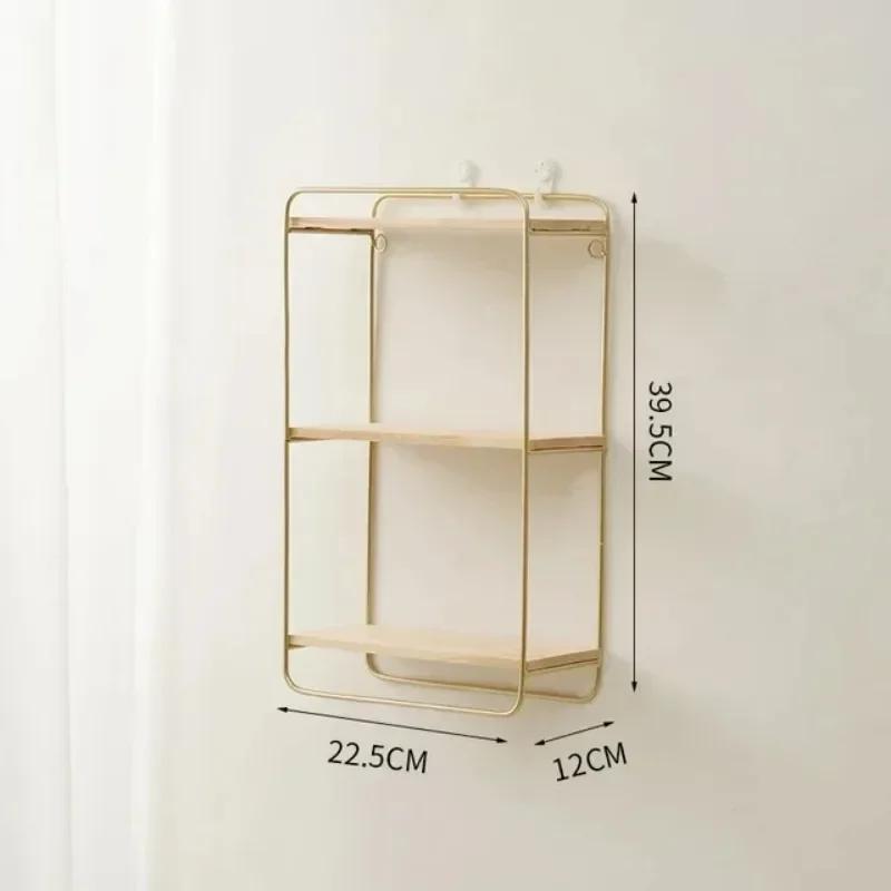 Floating Rectangular Shelf Wall Mounted Storage Racks Coffee Shop Wall Decoration Pendant Restaurant Creative Wall Decor Frame