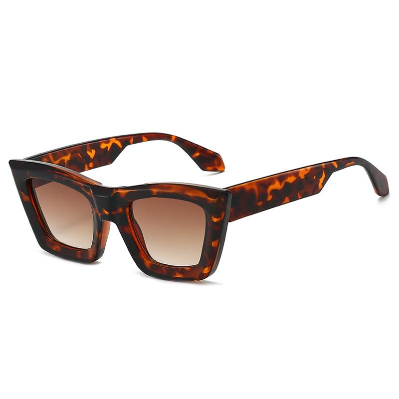 New Fashion Gradient Cat Eye Sunglasses Women Vintage Square Shades Brand Designer Luxury Sun Glasses Uv400 Eyewear