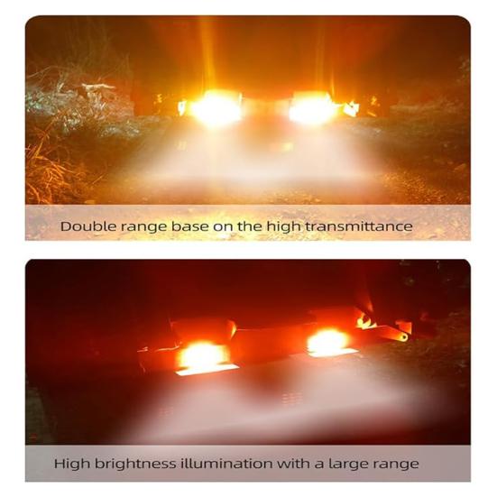 Car LED Tail Lights Wireless Magnetic Trailer Taillight Kit with Lasting Battery Fast Charging Weatherproof Vehicle Lights for Trucks Boats RVs