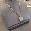 Atria Square Turquoise One-Touch N Free Size Necklace JTONEFR0053TK
