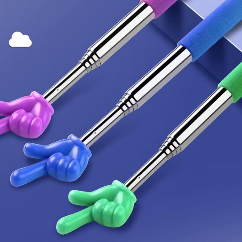 Выдвижной указатель для учителя, дизайн из нержавеющей стали, телескопическая школьная указка, принадлежности для учителей для классов