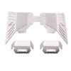 Замена для Axial Capra Chassis Защитная пластина Комплект защиты оси из нержавеющей стали 3 шт.