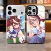 Чехол для телефона T-Tokai Teio U-UmaMusume Pretty Derby Цветной Серебристый Задник Для iPhone 17 16 15 14 13 12 11 Plus Pro Max Plus