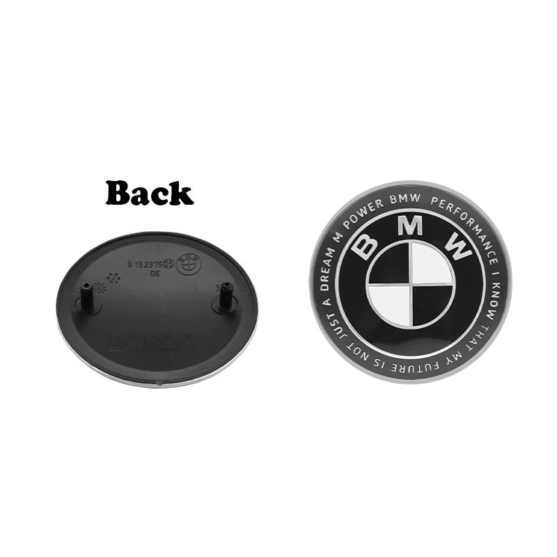 ta122Pcs 74mm 82mm Car Hood Emblem Front Bonnet Logo Trunk Badge Accessories For BMW E90 E46 F10 F30 E87 F20 G20 E60 E61 F25 E36 X3