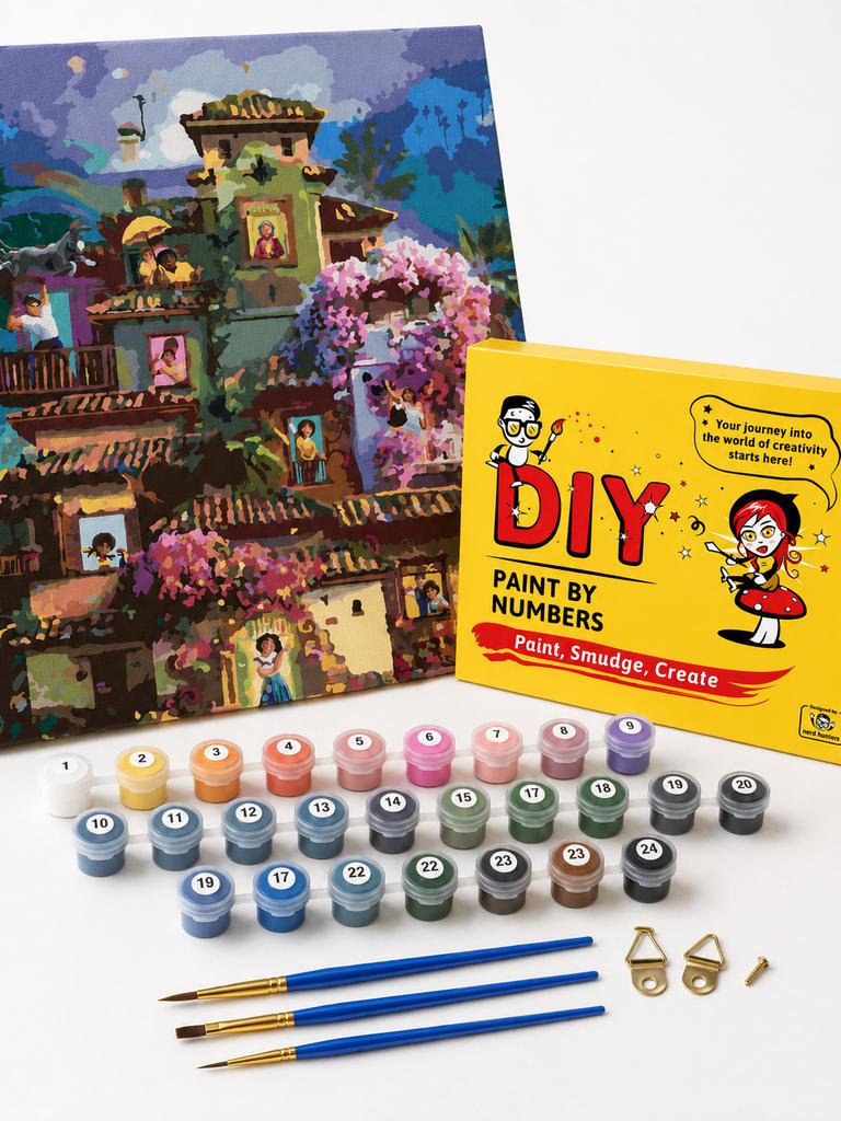 Painting By Numbers Pictures To Paint - Encanto Disney House 40X50