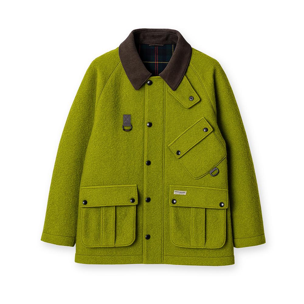 Edinburgh Club Wool Casentino Mid Hunting Jacket (Green)