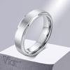 Vnox 5mm Basic Ring for Men, Anti Scratch Tungsten Wedding Band, Simple Classic Male Bridegroom Jewelry Acccessory