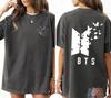 Горячий мерч BTS Мировой тур 2026 Футболка Bangtan BTS Концертная футболка Унисекс Футболка
