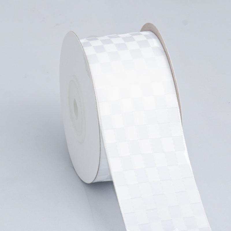 Elegant Solid Color Plaid Ribbon Soft Ribbon Bow Flower Handmade Material Hair Decoration Ribbon Baking Gift Packaging Ribbon Home Decoration