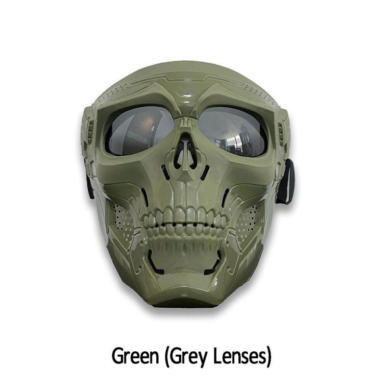 Очки в форме черепа-призрака для защиты лица для спорта на открытом воздухе, внедорожные очки для мотоциклетного шлема