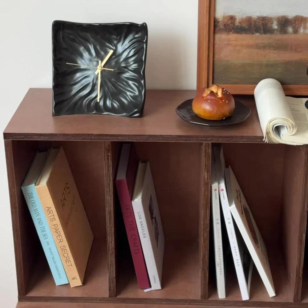 Часы Светлой Роскоши Керамические Ремесленные Украшения Нордический Стиль Складные Часы Настенные Часы Нишевое Художественное Креативное Украшение Подарок для Друга